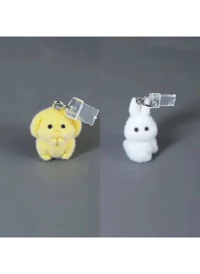 Yellow Bunny Phone Dust Plug Charm For iPhone 5 14 Universal Type C Accessory Gift - Image 5